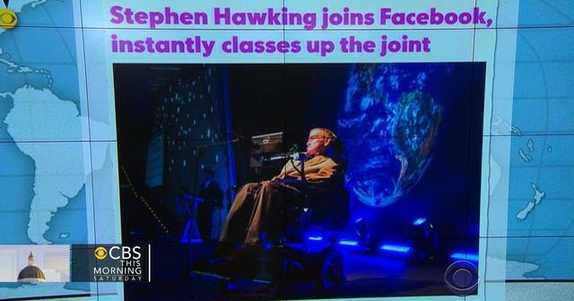 Headlines: Stephen Hawking joins Facebook