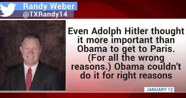 Texas Republican references Hitler as he slams Obama