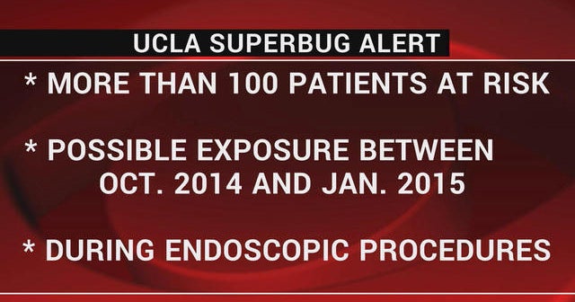 UCLA alerts patients of possible exposure to superbug