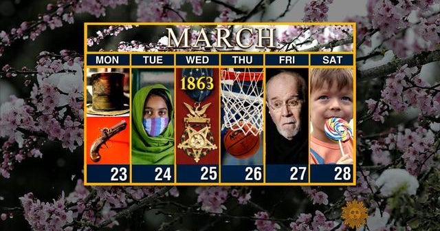 Calendar: Week of March 23