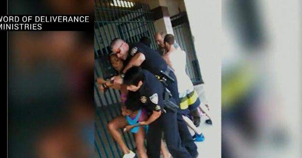 Officer accused of using excessive force to arrest swimmers at pool