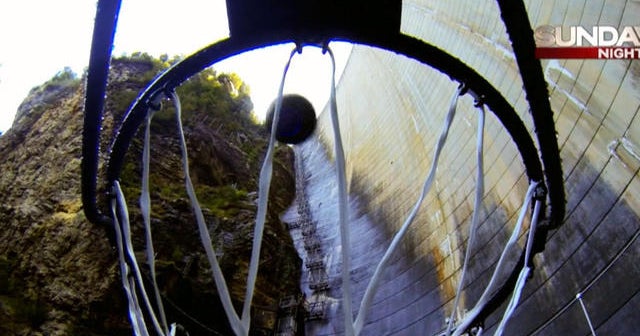 Nothing but net from 415 feet above