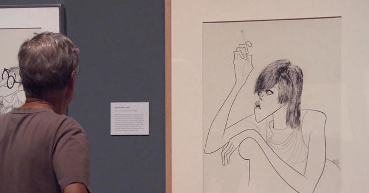 Al Hirschfeld's legendary drawings CBS News