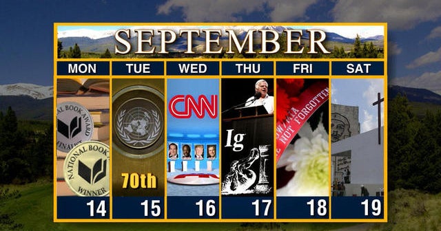 Calendar: Week of September 14