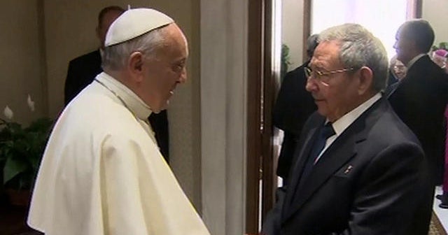 Pope Francis arrives in Havana, Cuba