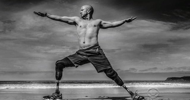 Veteran finds peace in yoga class