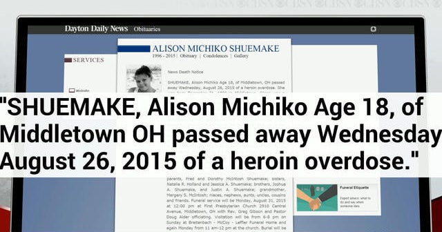 Family's obituary raises awareness about heroin Family's obituary raises awareness about heroin