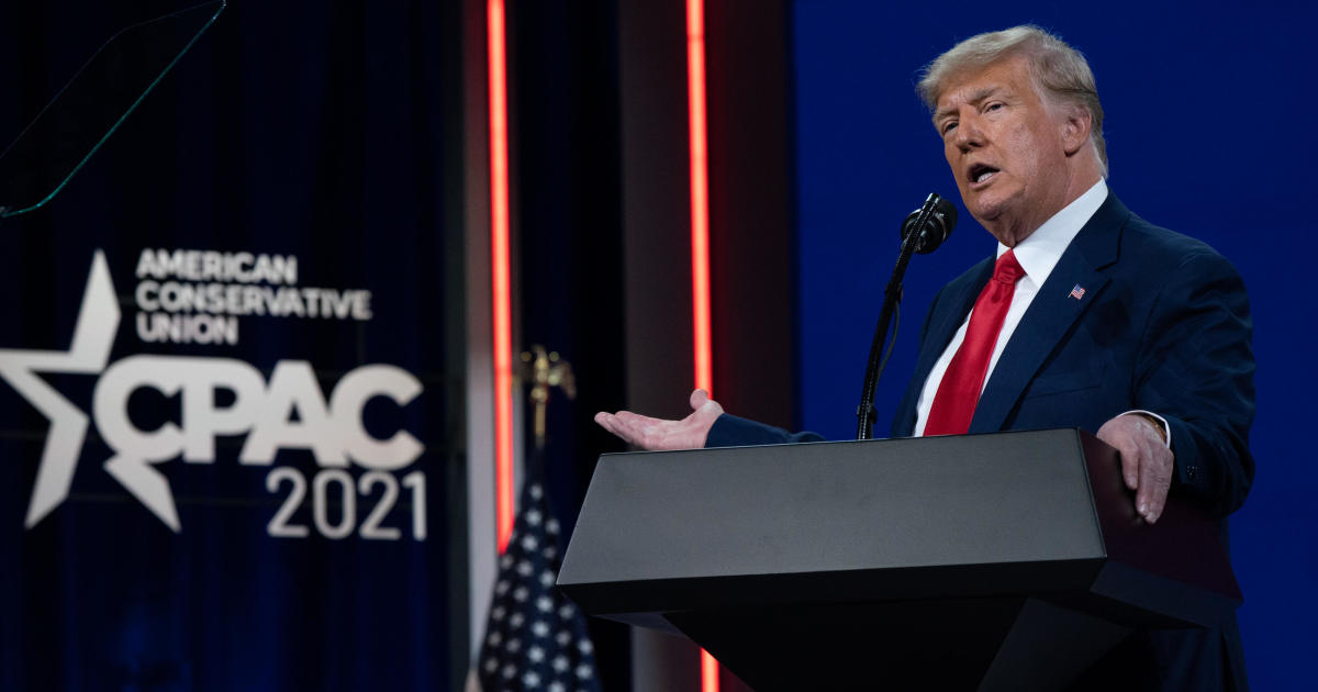 Trump predicts GOP will retake Congress in 2022 and White House in 2024 in  speech to party donors - CBS News