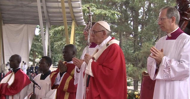 Pope Francis visits Uganda and holds Mass for martyrs