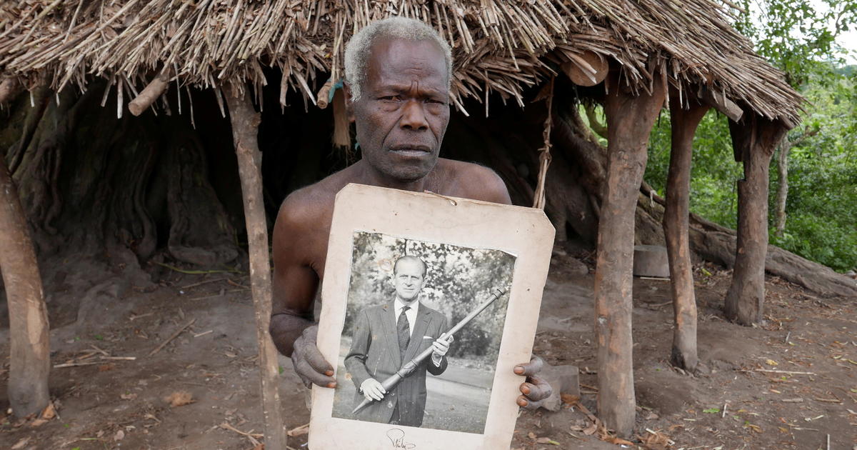 Remote tribes mourning the loss of their god-like figure, Prince Philip