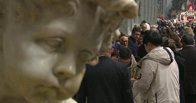 Pope Francis celebrates Christmas Eve Mass at Vatican