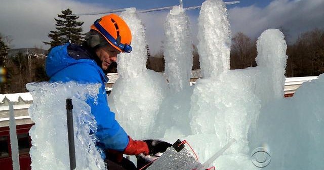 Man-made icicles making winter less brutal