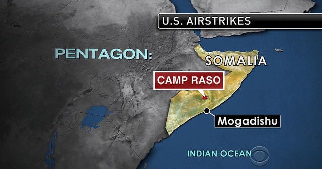 U.S. airstike hits al-Shabab training camp