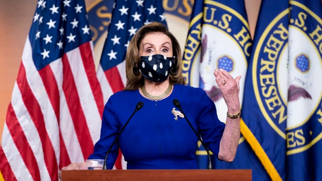 House Speaker Pelosi Holds Weekly Media Briefing 