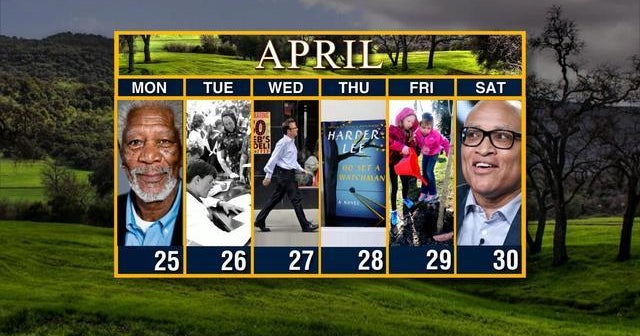 Calendar: Week of April 25