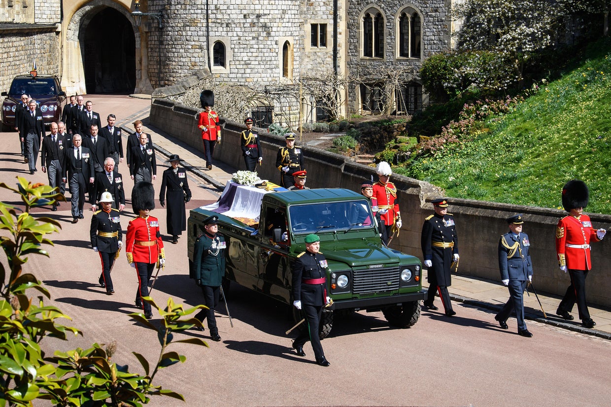 Photos Prince Philip's funeral CBS News