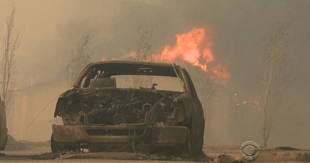 Mother nature helps slow spread of Canadian wildfire