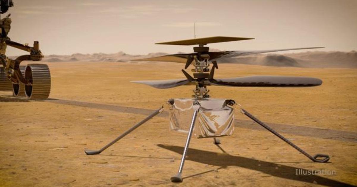 Ingenious helicopter ready for first flight to Mars