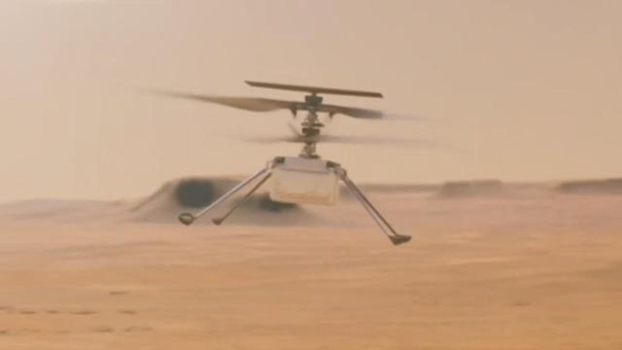 NASA's Ingenuity helicopter makes maiden flight on Mars in a "Wright brothers moment" - CBS News