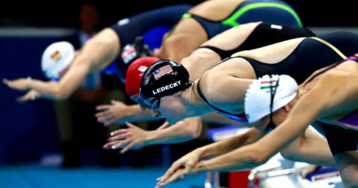 Katie Ledecky sets world record in 800meter freestyle CBS News