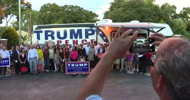 How an RV is registering Trump fans to vote How an RV is registering Trump fans to vote