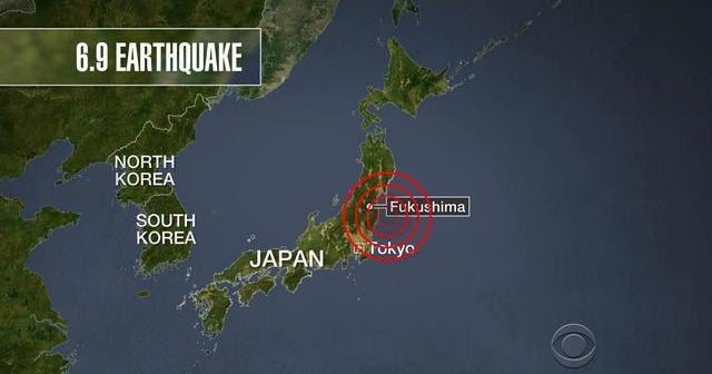 Earthquake hits off coast of Japan