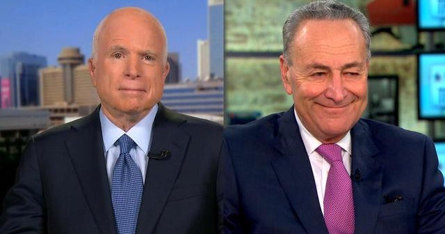 Schumer, McCain call for probe of Russian influence in U.S. election