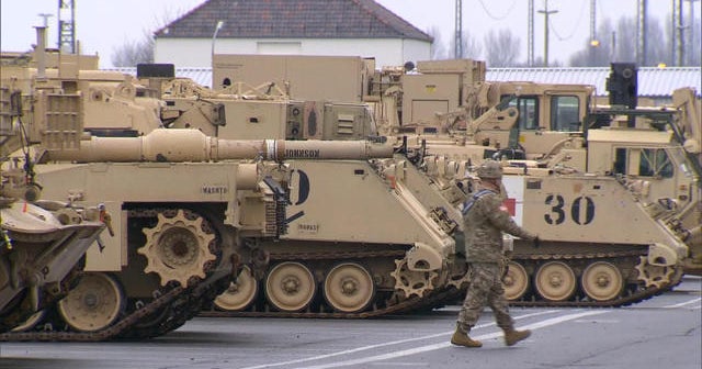 30 years after Cold War, U.S. military rolls into eastern Europe