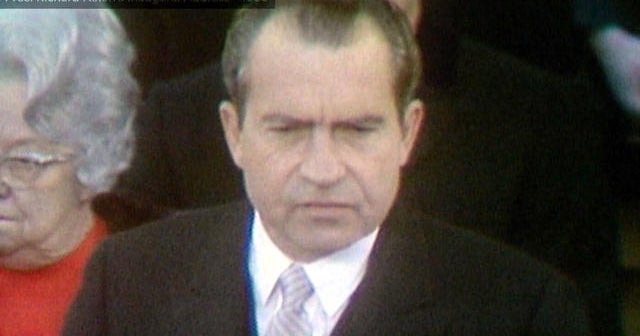 Richard Nixon inaugural address Jan. 20, 1969 CBS News
