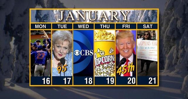 Calendar: Week of January 16