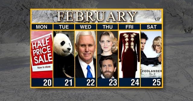 Calendar: Week of February 20