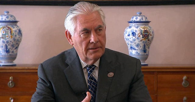 Rex Tillerson heads to Russia amid Syria tensions