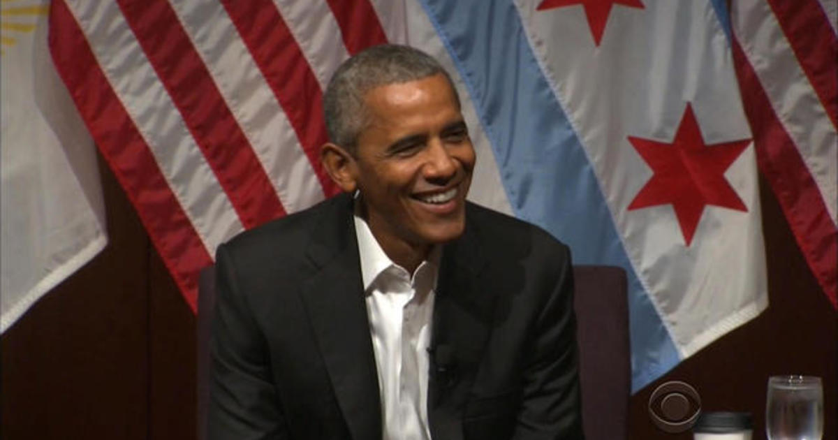 Obama makes first public appearance since leaving office