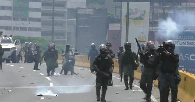 Unrest in Venezuela as anti-government protesters take to the streets