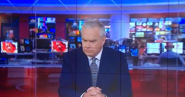 BBC anchor freezes during four-minute flub