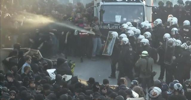 Police, protesters clash in Hamburg ahead of G-20 summit