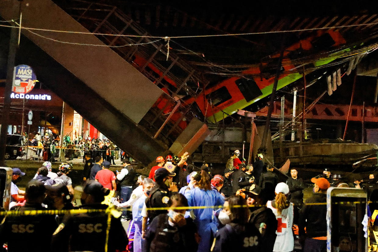 mexico city subway overpass collapses