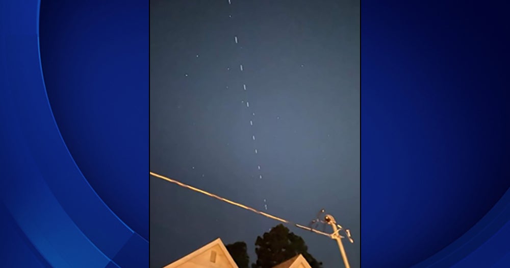 String Of Starlink Satellites Spotted Across Southern California