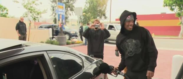 Nick Cannon Holds Free Gas Event In San Fernando As Prices Continue To Clim 
