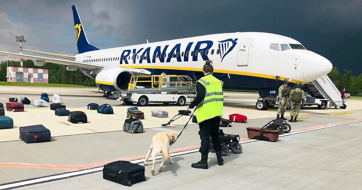 Belarus officials charged in Ryanair flight diversion