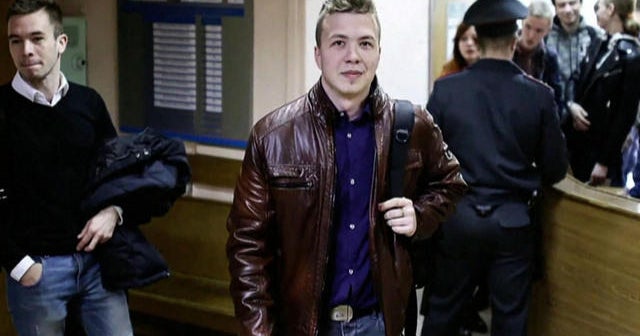 Opposition journalist arrested in Belarus after fighter jet intercepts aircraft