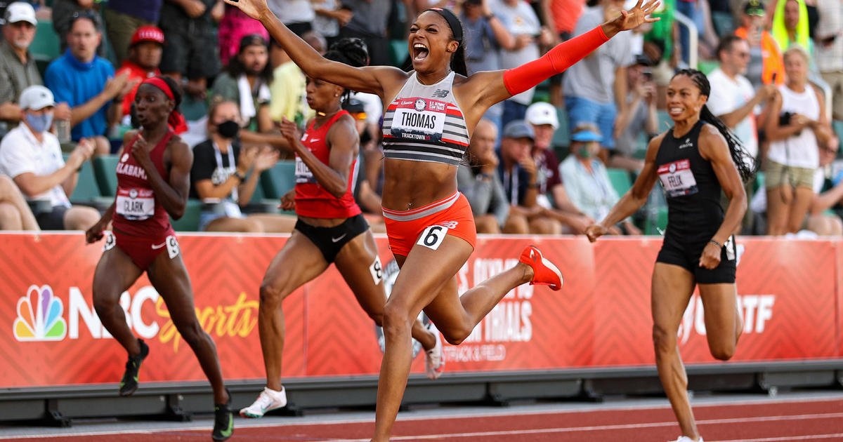 Sprinter Gabby Thomas Aims To Fix Racial Disparities In Health Care And Go For Gold At Tokyo Olympics Cbs News