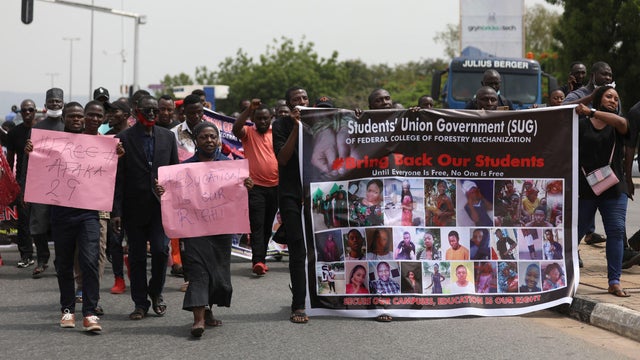 NIGERIA-DEMONSTRATION-KIDNAPPING