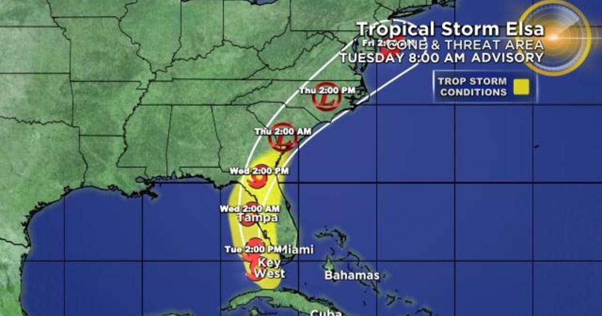 Live Updates: Tropical Storm Elsa lashes Florida Keys