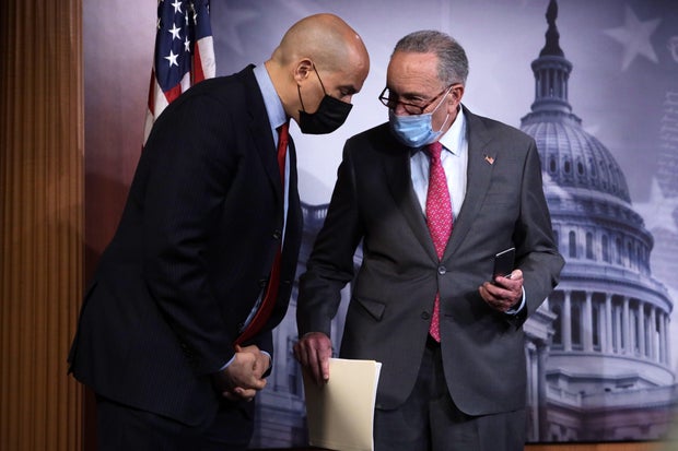 Senators Speak To Media After Weekly Policy Luncheons