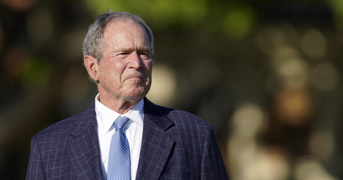 George W. Bush calls withdrawal of U.S. and other NATO troops from Afghanistan "a mistake"