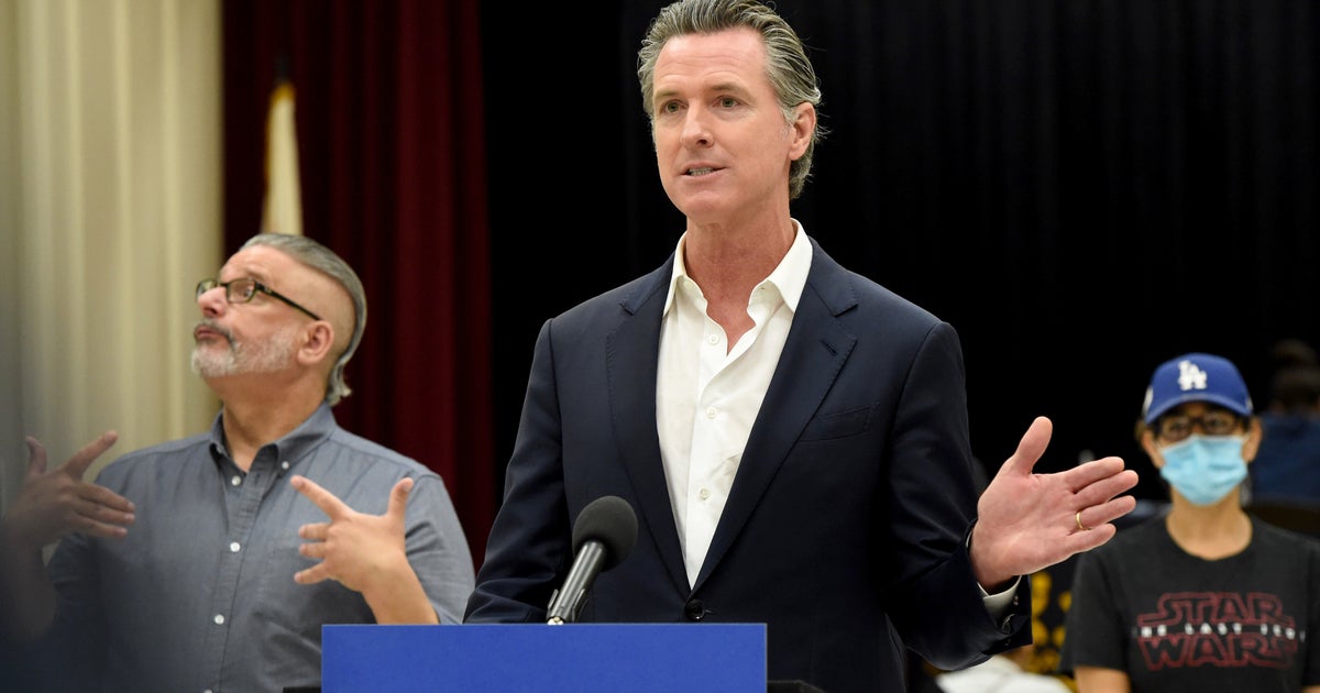 Gov. Gavin Newsom Urges Struggling Renters In LA To Apply For Rental Assistance Soon CBS Los