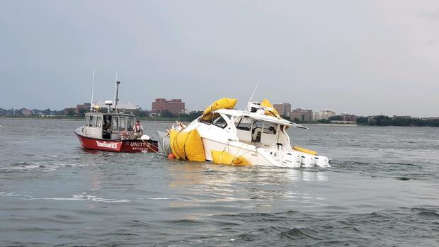 Boston Harbor Boat Crash 
