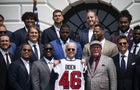 President Biden Hosts Super Bowl LV Champions Tampa Bay Buccaneers At White House 