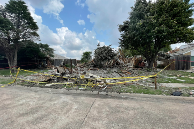 Day after Plano house explosion 